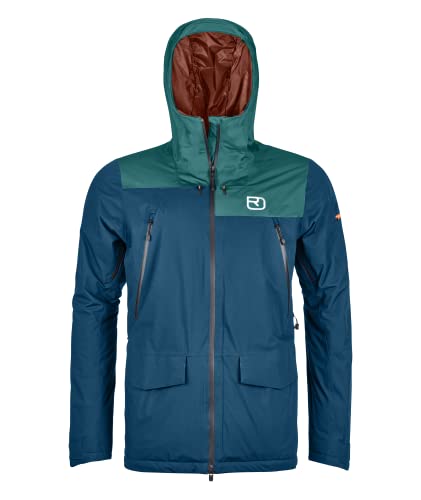 Image of Ortovox Men's 2L Swisswool Sedrun Jacket I Lightweight, Waterproof, 2-Layer High-Insulated Alpine Jacket for Freeride