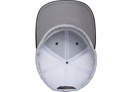 Image of Flexfit Unisex Mesh Fitted 2-Tone Trucker Hat, One Size