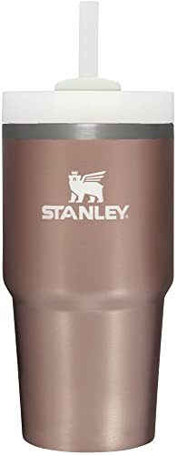 Image of STANLEY Quencher H2.0 Tumbler with Straw 20 oz | Flowstate 3-Position Lid | Cup Holder Compatible for Travel | Insulated Stainless Steel Cup | BPA-Free | Rose Quartz Glow