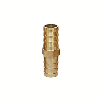 STORE99 24PCS OD 6mm Brass Copper Barbed Flexible Tube/Pipe Fittings Staight Couplers Connectors Adapters