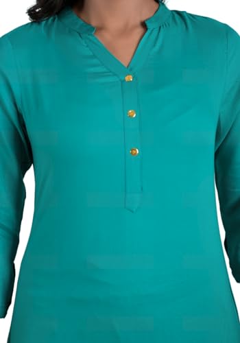 Image of Armiya Rayon Solid Straight Kurta /Kurti for Women & Girls
