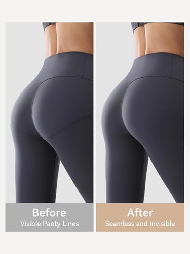 Image of LUCKMEEY Cotton Thongs for Women Seamless Thongs for Women No Show Thong Panty Liners Workout G-String Thongs Underwear
