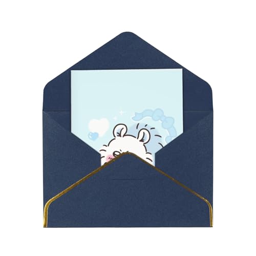 メッセージカード ちいかわ モモンガ グリーティングカード かわいい 挨拶状 年賀状 感謝カード 金箔押し 封筒付き 多機能 レター用品 お誕生日 結婚式 記念日 職場 バレンタイン 人気 贈り物 プレゼント