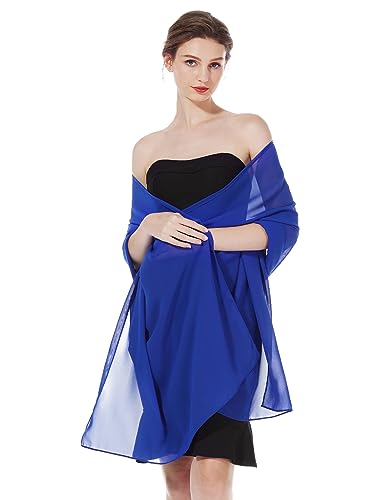 Stola Foulard Elegante Sciarpa Chiffon Stola Lafairy – Per Matrimonio, Feste E Tempo Libero, Leggera Ed Elegante, Nuova Con Etichette Stola Chiffon Per Feste - Foto 4