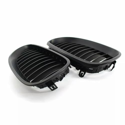 Rejillas frontales de riñón BMW E60 y E61 2003-2010 acabado negro mate 5