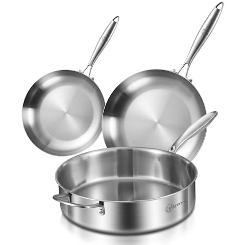 Top 10 Best Stainless Steel Pan Set Reviews & Buying Guide Katynel