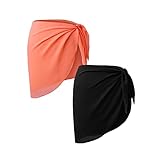 ➣️【Elegante pareo de bikini de falda pareo】el pareo se adapta a la mayoría de las personas en cruceros, playa, piscina, lago, vacaciones, parque, centro turístico o cualquier otro lugar que tu corazón desee como una cubierta de traje de baño o falda de playa