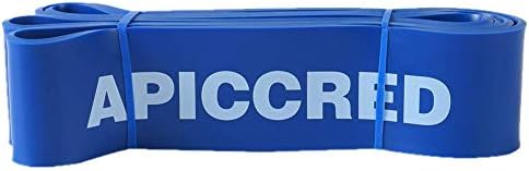 APICCRED Pull Up Assist Resistance Bands for Exercises as Mobility Workouts, Powerlifting, Warm up, Stretching and Other Functional Fitness #7 Blue 60-175 Pounds