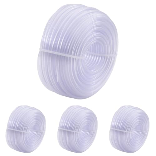 Image of Eastman 0.17 Inch ID (1 /4 Inch OD) PVC Clear Vinyl Tubing, 150 Foot Length, 98616 (Pack of 4)