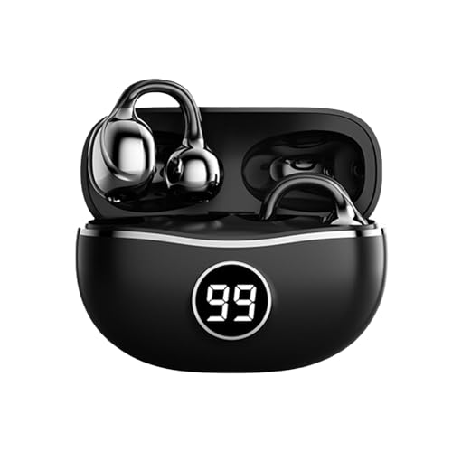 Auricolari aperti leggeri per fitness 11.4 x 11.4 x 8.9 cm adorabili auricolari portatili con clip comodi per corsa palestra allenamenti wireless