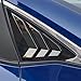 Axinda Rear Side Window Louvers Compatible with Honda Civic Sedan 11th Gen 2022 2023 2024 2025, Exterior Accessories, Car Rear Side Air Vent Scoop Shades Covers Blinds 2PCS (Glossy Black)