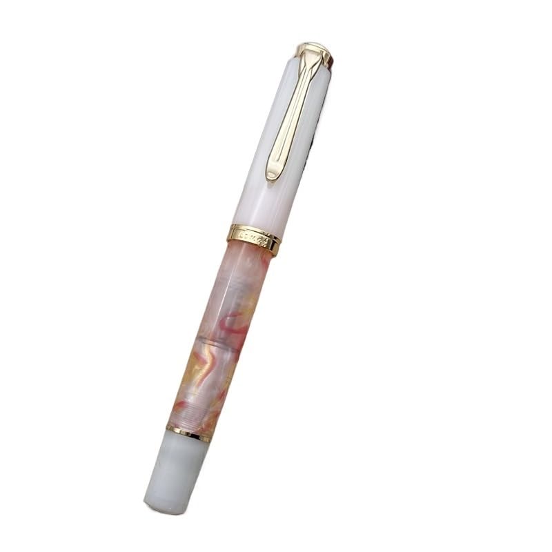 Pióro wieczne tłokowe nowe przezroczyste EF/F/M 0,38/0,5/0,7 mm stalówka do pisania atramentem pióro biurowe przybory szkolne (B,Schmidt EF (0,4 mm)