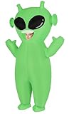 M MH ZONE Inflatable Alien Costume for Adult Funny Halloween Costumes Cosplay Fantasy Blow up Costume (Adult)