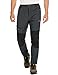 DAFENP Herren Wanderhose Skihose Wasserdicht Softshellhose Winddicht Winter Outdoorhose Snowboardhose Warm Gefüttert Trekkinghose KZ1635M-DarkGrey-L
