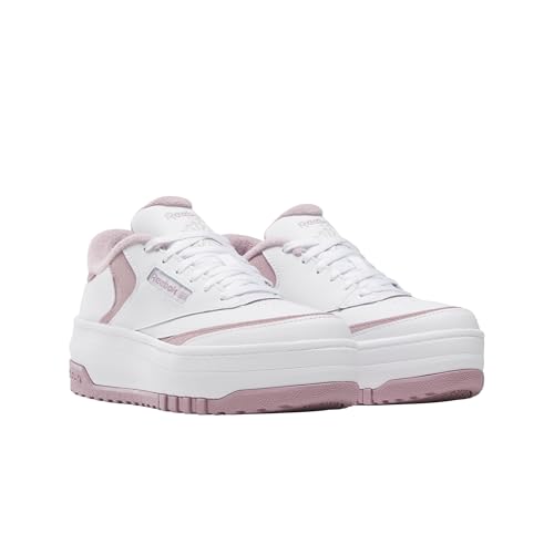 Image of Reebok Kid's Club C Extra Sneaker, White /Infused Lilac, Big Kid 4