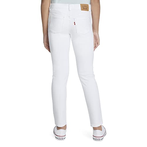 Levi's Girls' 710 Super Skinny Fit Jeans White - image 3