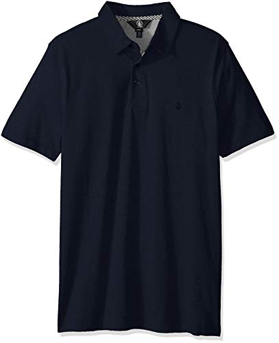 Volcom Wowzer Polo, Hombre, Azul Marino, M