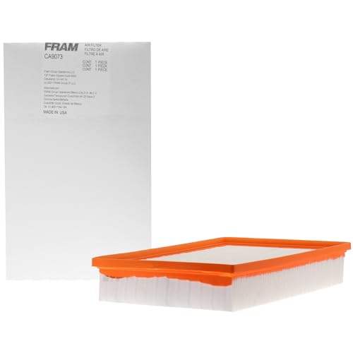 FRAM Extra Guard CA9073 Replacement Engine Air Filter for Select Volvo Models, Provides Up to 12 Months or 12,000 Miles Filter Protection