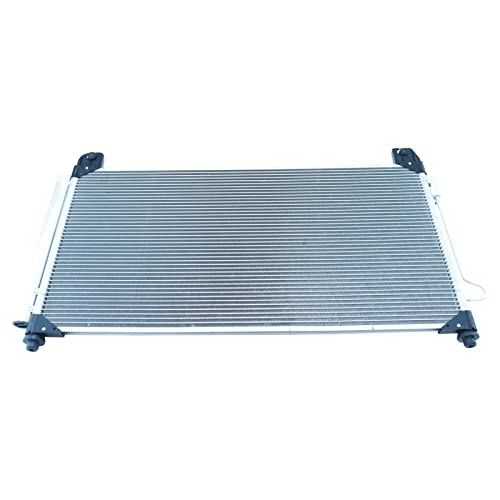 Image of TRQ A /C Condenser and Receiver Drier Assembly Compatible with 2015-2019 Chevrolet Silverado 2500 HD Silverado 3500 HD 2015-2019 GMC Sierra 2500 HD Sierra 3500 HD