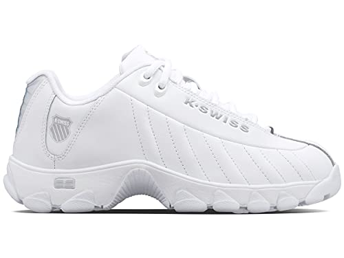 Image of K-Swiss Women's ST329 CMF Sneaker, Wide Tennis Walking Leather Shoes