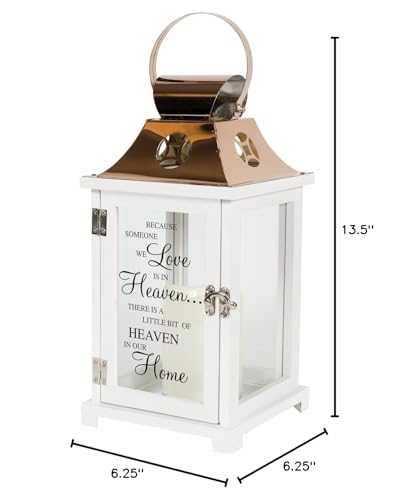 Image of Heaven in Our Home Flameless Candles Copper Lantern