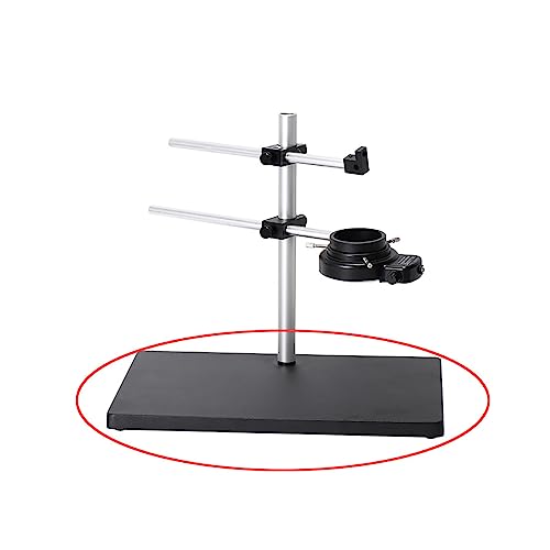 Microscope Stand Base Trinocular Binocular Stereo Microscope Bracket Support Platform Holder Table Worktable Base 380x260MM