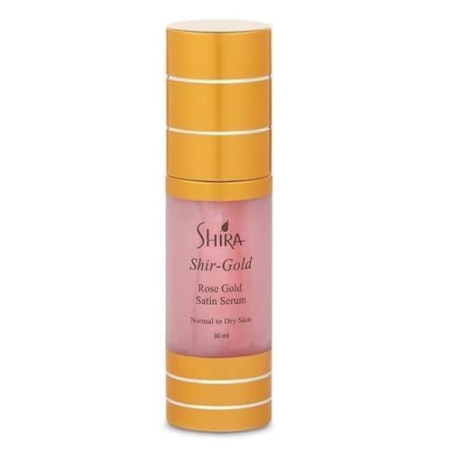 Shira Shir Gold Rose Gold Satin Serum – 30ml | Hydrating Face Serum for Normal to Dry Skin | Lightweight, Nourishing Formula for Smooth, Soft Skin