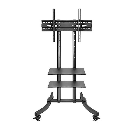Soporte universal de piso para TV, móvil con ruedas