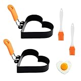 2 Stück Spiegeleiform, Pancake Form, Spiegeleierformen Für Die Pfanne, Spiegeleier Form, Herz...