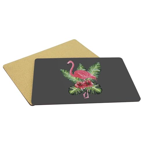 Sets de table en liège de qualité supérieure motif jungle noire - 5