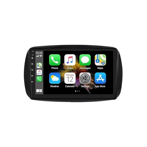 Autoradio Android 13 Smart Fortwo pour rester connecté en ville via CarPlay sans fil