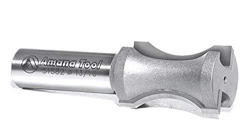 Amana Tool - 51580 Carbide Tipped Convex Edging 23/32 Radius x 13/16 Dia x 1-1/4 x 1/4 Inc
