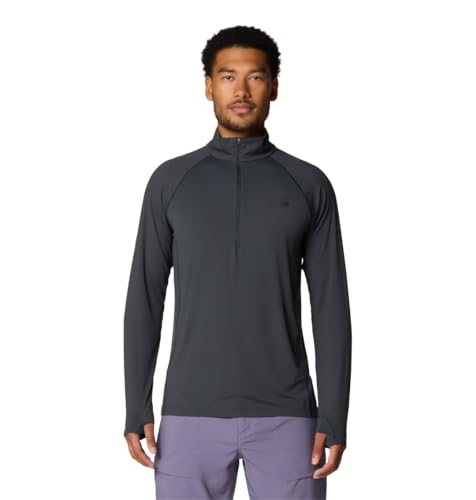 Amazon.com: Mountain Hardwear Men's Crater Lake 1/2 Zip, Dark