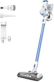 Tineco A10 Essentials Cordless Stick Cleaner, Lightweight and Quiet,LED Headlights, Powerful Handheld Cleaner for Hard Floor Carpet