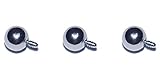 3 Pack of Replacement Balls For Internally Threaded Body Piercing Jewelry 316L Silver Colored...