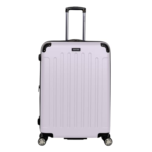 Image of Kenneth Cole REACTION Renegade Luggage Expandable 8-Wheel Spinner Lightweight Hardside Suitcase, Orchid Ice, 28-Inch Checked, Renegade