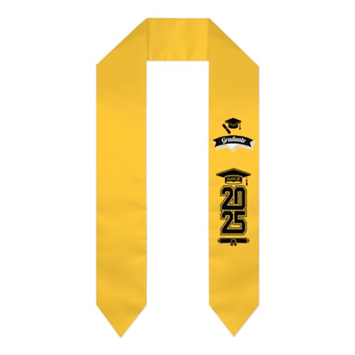 Class of 2025 Graduation Stole Sash, Fashion Graduation Shawl Sash for 2025 Graduates Adult