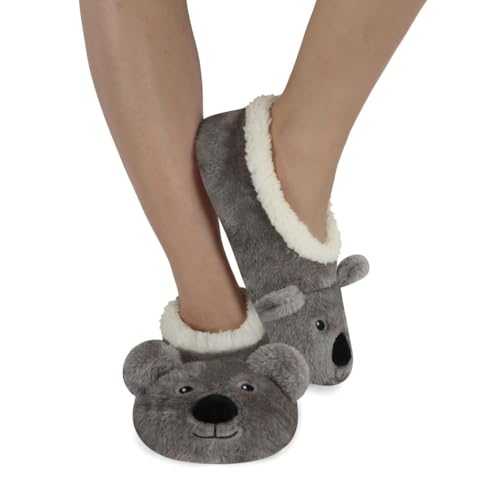 Image of Snoozies Barnyard Animal Slipper Socks for Women
