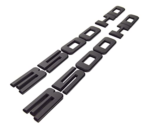 Image of 2x PartsTo inch3500 HD inch 3500 HD Emblem Nameplate for Chevrolet Silverado GMC Sierra Exterior Performance Trim Decal