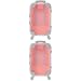 FOMIYES 2 Pcs False Eyelashes Storage Box Mini Luggage Eyelashes Suitcase Packing Box Makeup Tools for Lashes or Candy (Pink)