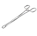 TeckMed O.R. Grade Sponge Forceps, 7 in, Straight, Stainless Steel