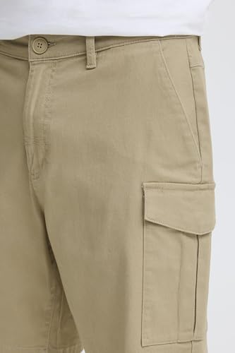 Short cargo pour homme confortable bermuda coton droit !Solid SDMohan - 5