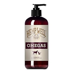 Hemp Well Hemp Thrive Oil for Dogs and Cats – Supports Hip, Joint, and Heart Health, Promotes Immune Support, Strengthens Skin and Coat, Organically Sourced – 16 Ounces