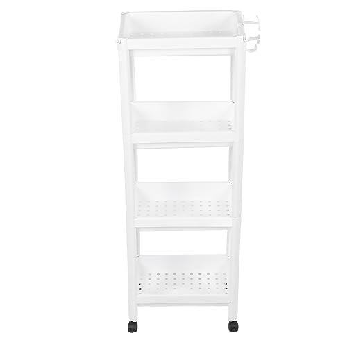 Chariot utilitaire roulant à étagères d'angle étroites pour optimiser le stockage - 8