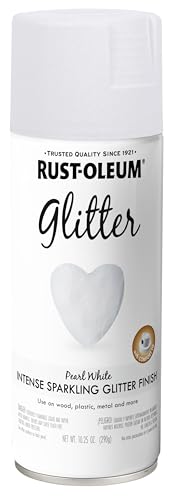 Image of Rust-Oleum 299426 Specialty Glitter Spray Paint, 10.25 Oz, Pearl White