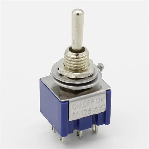 Mini interruptor de palanca de 3 posiciones para maquetas y proyectos de bricolaje casero