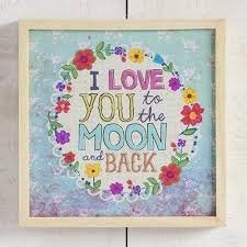 Natural Life Arte del mercado de la calle Moon Love You to The Moon Street