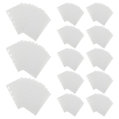 Hojas sueltas M5 de 5 agujeros y papel blanco delgado para planificador