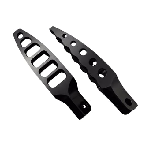 Repose pieds moto noirs 45 degrés pour Harley Sportster 883 et Dyna