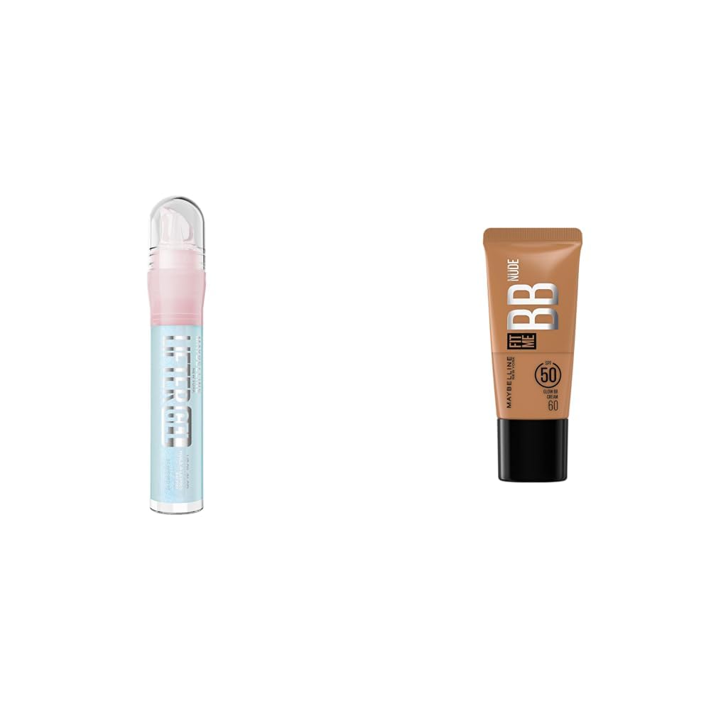 Maybelline New York Lifter Gel Lip Oil In Gel Maybelline New York Fit Me Glow BB Cream, SPF 50 24H Hydration With Niacinamide Hyaluronic Acid, Dewy Finish for Normal to Dry Skin- Shade 60 25ml-image-17